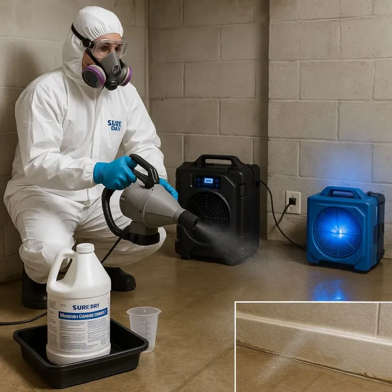 Sanitization and Odor Removal process in Norwalk, CT